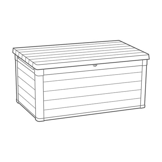Premier 570L Storage Box - Grey